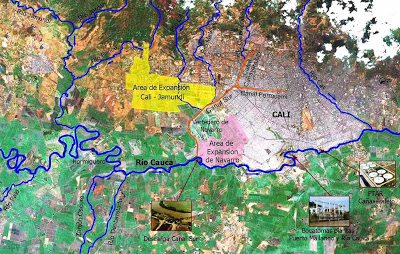 mapa de rio cauca