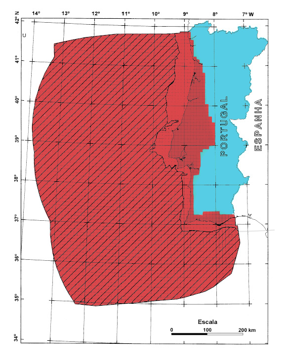 Lote - Mapa de Portugal (Algarve)